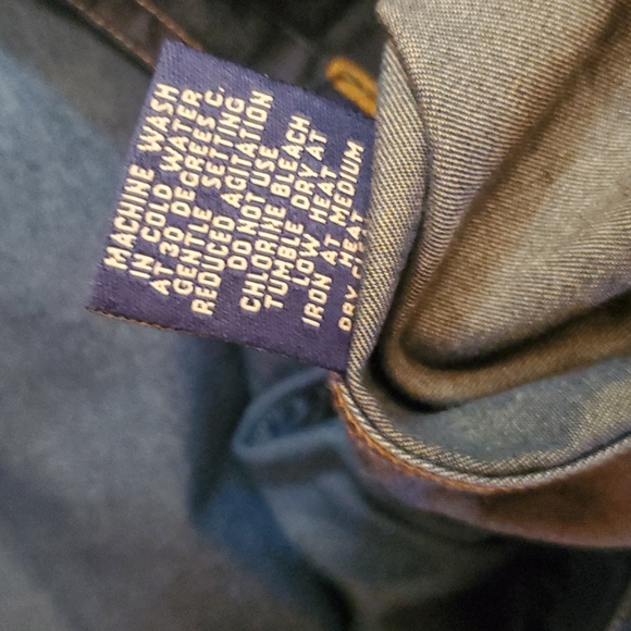 NWT MCKENZIE TRIBE DENIM SHIRT SIZE LARGE. - Picture 10 of 16